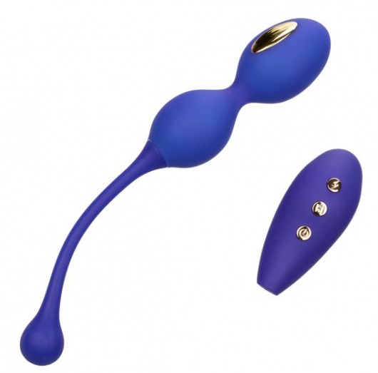 Фиолетовые виброшарики с электростимуляцией Impulse Intimate E-Stimulator Dual Kegel - California Exotic Novelties - купить с доставкой в Абакане