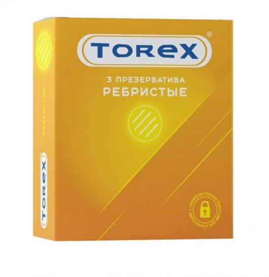 Текстурированные презервативы Torex  Ребристые  - 3 шт. - Torex - купить с доставкой в Абакане