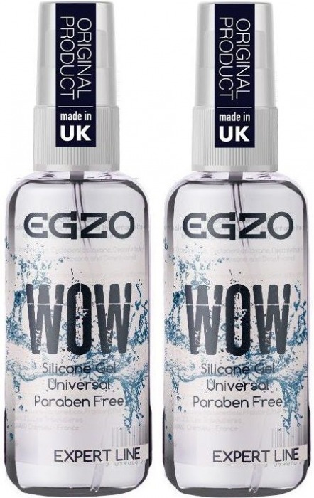 Набор универсальных смазок на силиконовой основе EGZO WOW Expert Line - 2 х 50 мл. - EGZO - купить с доставкой в Абакане