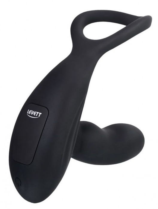 Черный стимулятор простаты Maud с вибрацией - Levett - в Абакане купить с доставкой