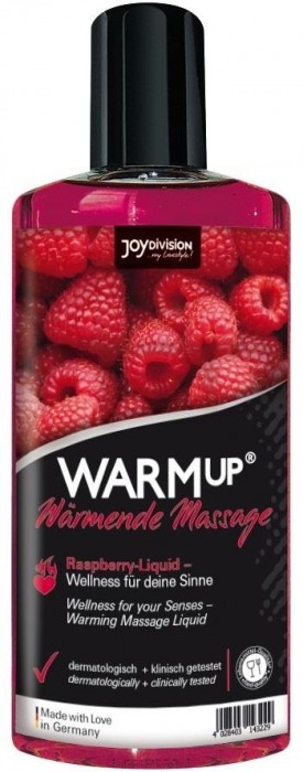 Массажное масло с ароматом малины WARMup Raspberry - 150 мл. - Joy Division - купить с доставкой в Абакане