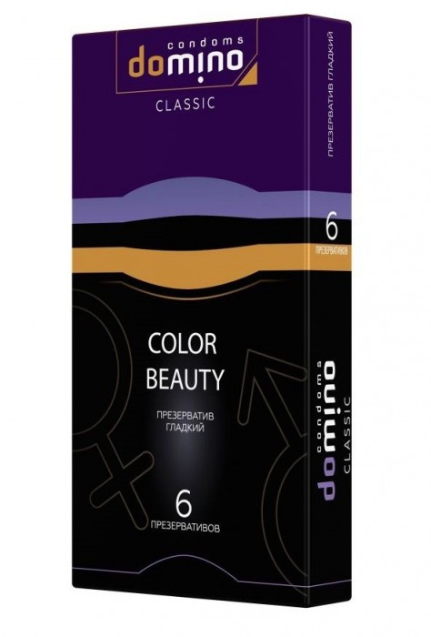 Разноцветные презервативы DOMINO Colour Beauty - 6 шт. - Domino - купить с доставкой в Абакане