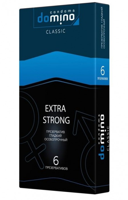 Суперпрочные презервативы DOMINO Extra Strong - 6 шт. - Domino - купить с доставкой в Абакане