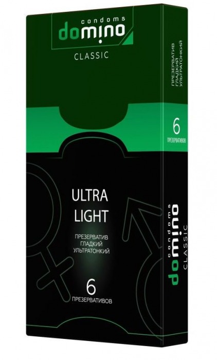Супертонкие презервативы DOMINO Ultra Light - 6 шт. - Domino - купить с доставкой в Абакане