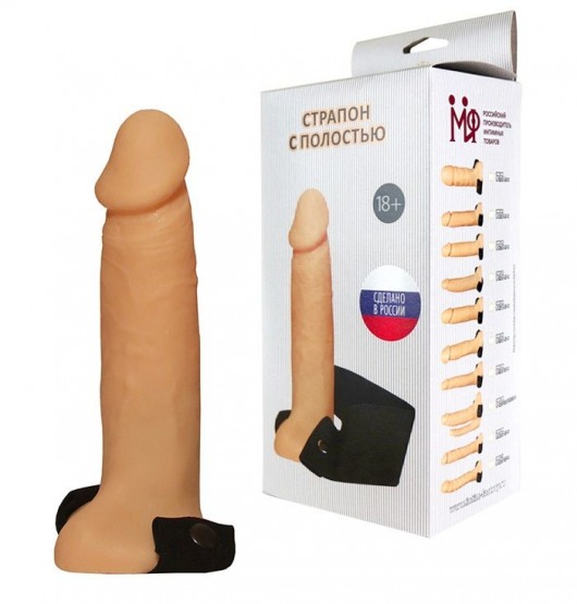 Фаллопротез на резинке №2- 16,3 см. - Джага-Джага - купить с доставкой в Абакане