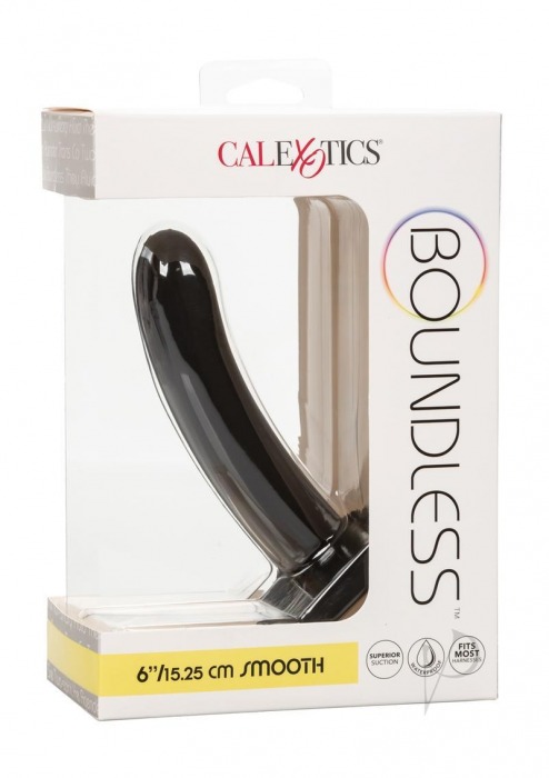 Черный анальный стимулятор Silicone Smooth Probe - 15,25 см. - California Exotic Novelties - купить с доставкой в Абакане