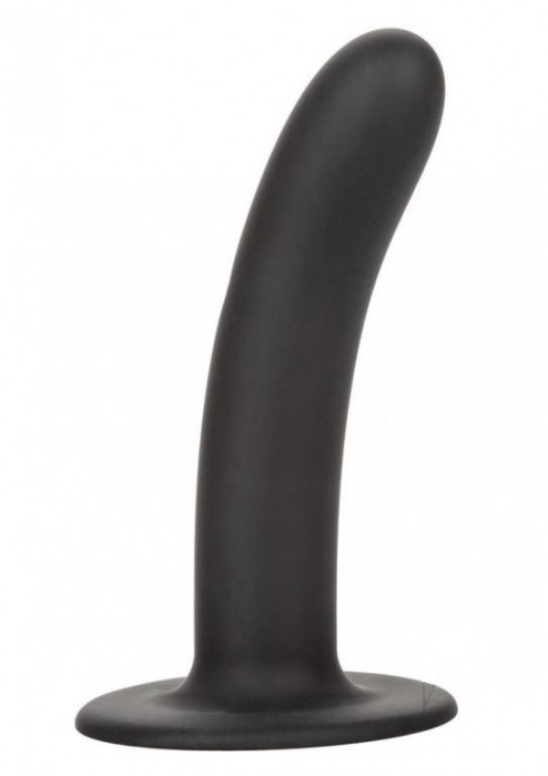Черный анальный стимулятор Silicone Smooth Probe - 15,25 см. - California Exotic Novelties - купить с доставкой в Абакане