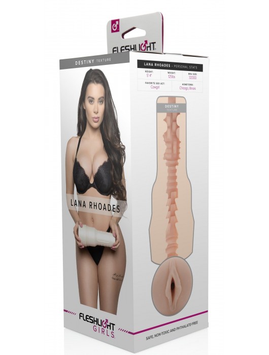 Мастурбатор-вагина Fleshlight Girls - Lana Rhoades Destiny - Fleshlight - в Абакане купить с доставкой