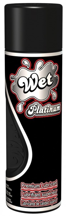 Гель-лубрикант на силиконовой основе Wet Platinum - 265 мл. - Wet International Inc. - купить с доставкой в Абакане