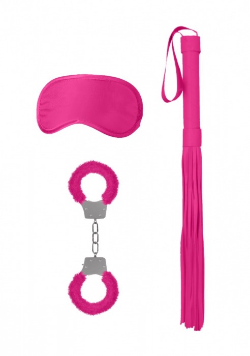 Розовый набор для бондажа Introductory Bondage Kit №1 - Shots Media BV - купить с доставкой в Абакане