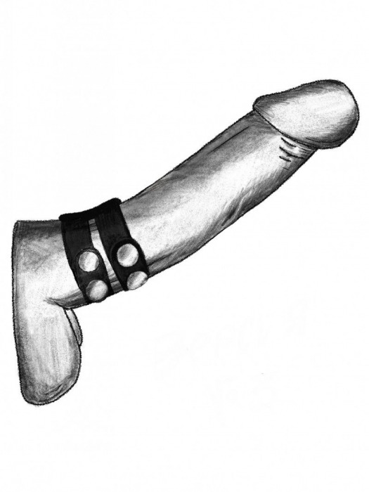 Черное широкое двойное лассо-утяжка на кнопках - Джага-Джага - в Абакане купить с доставкой