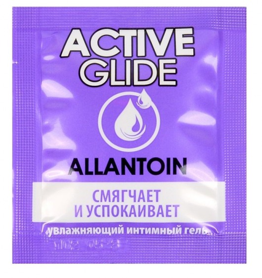 Лубрикант на водной основе Active Glide с аллантоином - 3 гр. - Биоритм - купить с доставкой в Абакане
