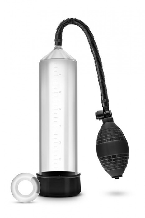 Прозрачная вакуумная помпа VX101 Male Enhancement Pump - Blush Novelties - в Абакане купить с доставкой