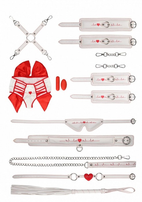 Пикантный BDSM-набор медсестры Nurse Pleasure - Shots Media BV - купить с доставкой в Абакане