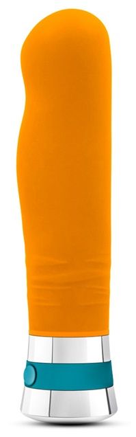 Оранжевый вибромассажер LUCENT - 17,2 см. - Blush Novelties