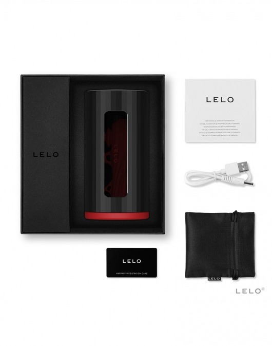 Черно-красный мастурбатор Lelo F1S V2 - Lelo - в Абакане купить с доставкой