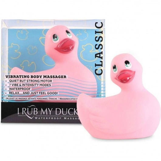 Розовый вибратор-уточка I Rub My Duckie 2.0 - Big Teaze Toys - купить с доставкой в Абакане