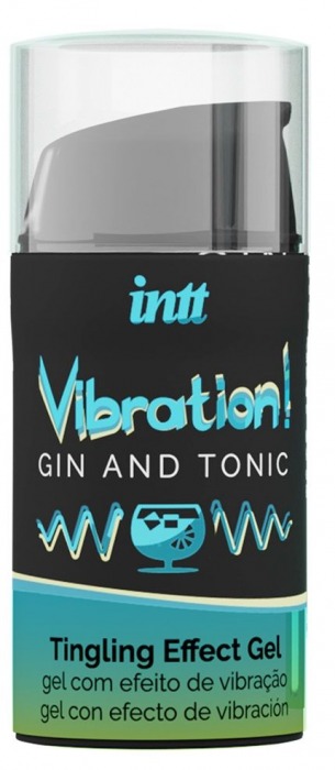 Жидкий интимный гель с эффектом вибрации Vibration! Gin   Tonic - 15 мл. - INTT - купить с доставкой в Абакане