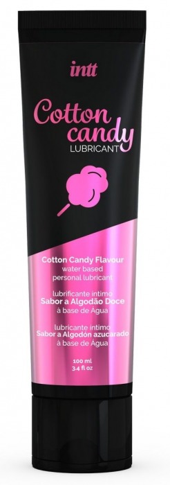 Интимный гель на водной основе Cotton Candy Lubricant - 100 мл. - INTT - купить с доставкой в Абакане