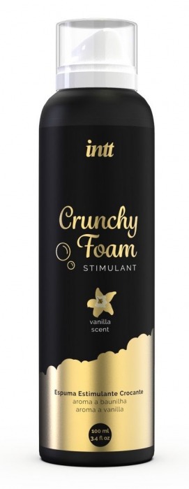 Пенка для массажа Crunchy Foam Stimulant Vanilla - 100 мл. - INTT - купить с доставкой в Абакане