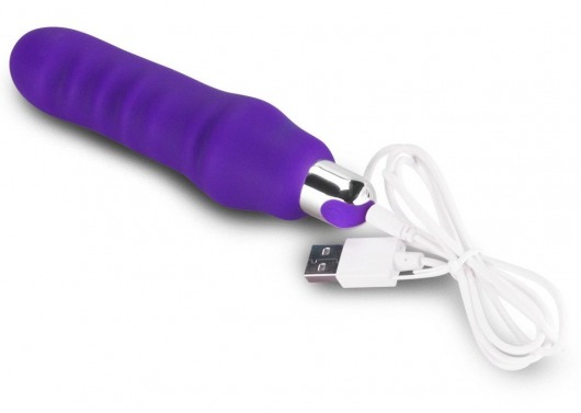 Фиолетовый вибратор Rechargeable IJOY Silicone Waver - 16,5 см. - Lovetoy