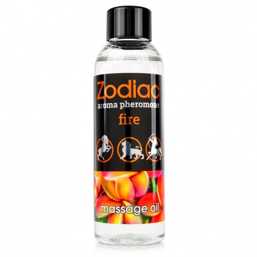 Массажное масло с феромонами ZODIAC Fire - 75 мл. - Биоритм - купить с доставкой в Абакане