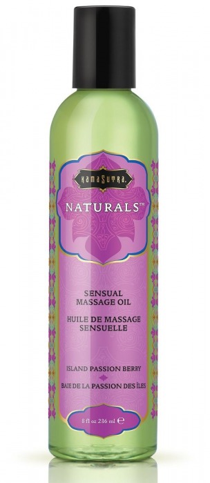 Массажное масло Naturals Island Passion Berry с ароматом тропических фруктов - 236 мл. - Kama Sutra - купить с доставкой в Абакане