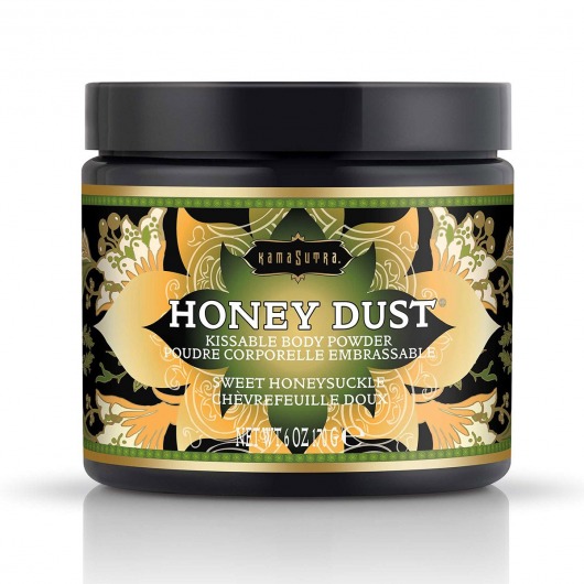 Пудра для тела Honey Dust Body Powder с ароматом жимолости - 170 гр. - Kama Sutra - купить с доставкой в Абакане