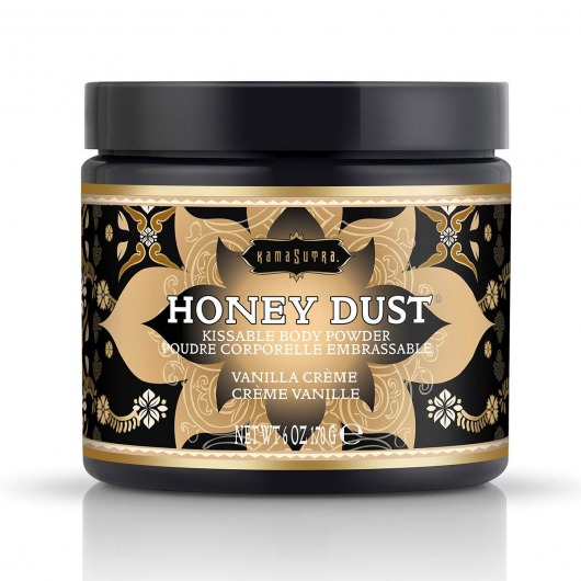 Пудра для тела Honey Dust Body Powder с ароматом ванили - 170 гр. - Kama Sutra - купить с доставкой в Абакане