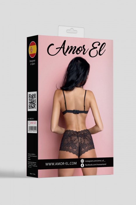Романтичный кружевной комплект - Amor El купить с доставкой