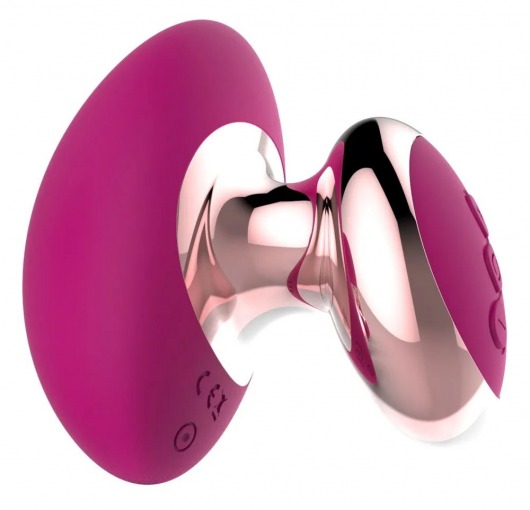 Ярко-розовый вибромассажер Couples Choice Massager - Orion