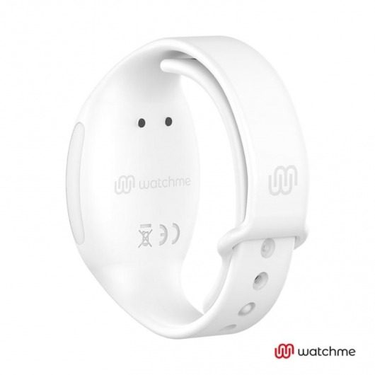 Розовое виброяйцо с белым пультом-часами Wearwatch Egg Wireless Watchme - DreamLove