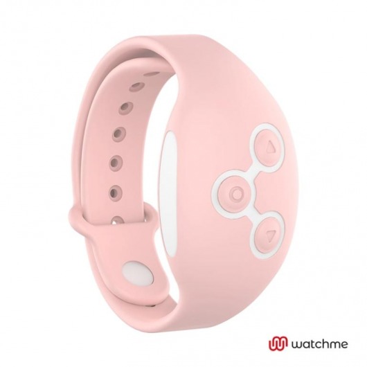 Голубой вибратор для пар с нежно-розовым пультом-часами Weatwatch Dual Pleasure Vibe - DreamLove