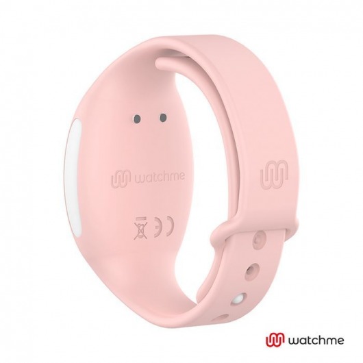 Голубой вибратор для пар с нежно-розовым пультом-часами Weatwatch Dual Pleasure Vibe - DreamLove