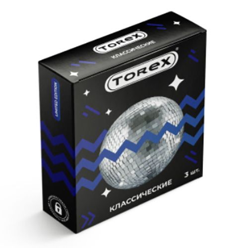 Гладкие презервативы Torex Party  Классические  - 3 шт. - Torex - купить с доставкой в Абакане