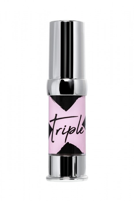 Возбуждающий гель с эффектом вибрации и охлаждения Triple X 3 in 1 Unisex Pleasure Enhancer Gel - 15 мл. - Secret Play - купить с доставкой в Абакане