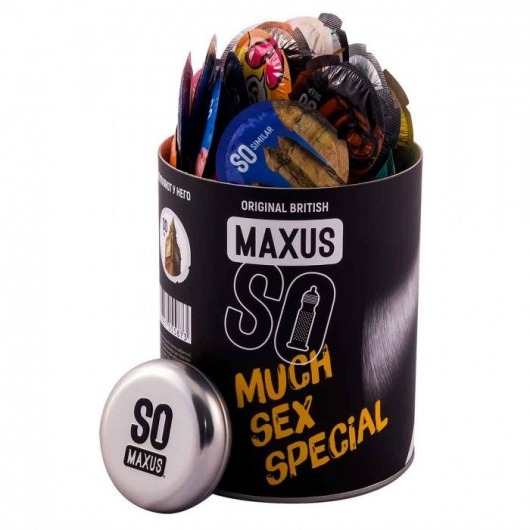 Текстурированные презервативы в кейсе MAXUS So Much Sex - 100 шт. - Maxus - купить с доставкой в Абакане