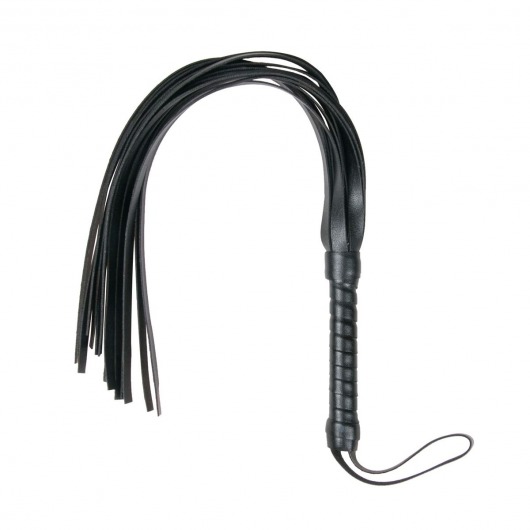 Черный флоггер Flogger Whip - 46 см. - Easy toys - купить с доставкой в Абакане