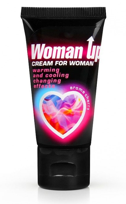 Возбуждающий крем для женщин с ароматом вишни Woman Up - 25 гр. - Биоритм - купить с доставкой в Абакане