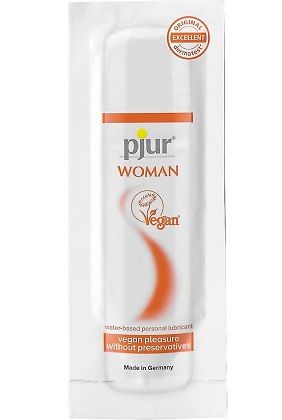 Лубрикант pjur WOMAN Vegan на водной основе - 2 мл. - Pjur - купить с доставкой в Абакане