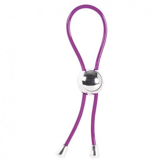 Фиолетовое утягивающее лассо HARD TO PLEASE - Toy Joy - в Абакане купить с доставкой