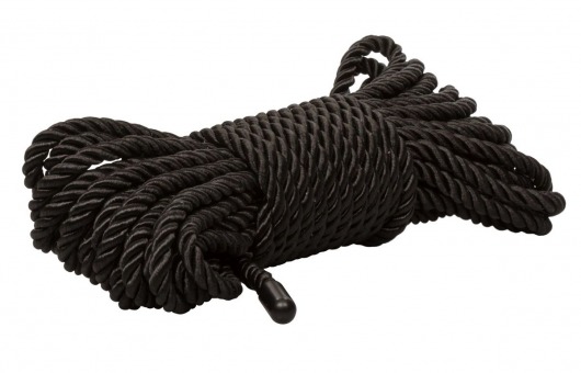 Черная веревка для бондажа BDSM Rope - 10 м. - California Exotic Novelties - купить с доставкой в Абакане