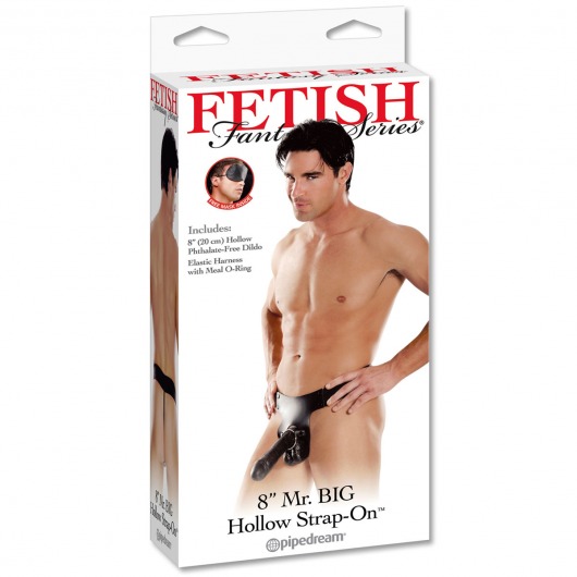 Полый страпон Mr. Big Hollow 8  Strap-on - 20,3 см. - Pipedream - купить с доставкой в Абакане