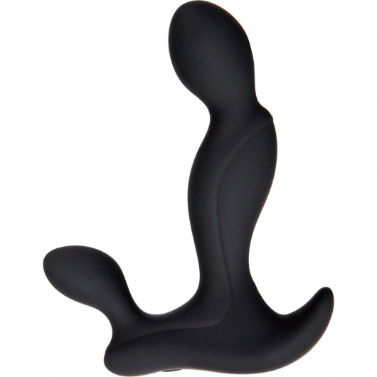 Черный вибростимулятор простаты Adam s Vibrating Triple Probe - 12,1 см. - Adam & Eve - в Абакане купить с доставкой
