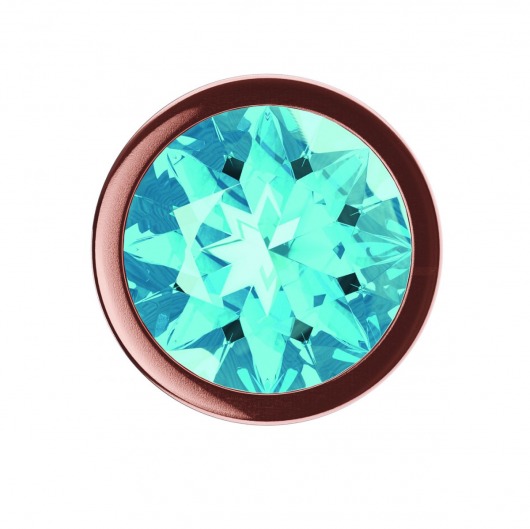 Пробка цвета розового золота с малиновым кристаллом Diamond Topaz Shine L - 8,3 см. - Lola Games - купить с доставкой в Абакане