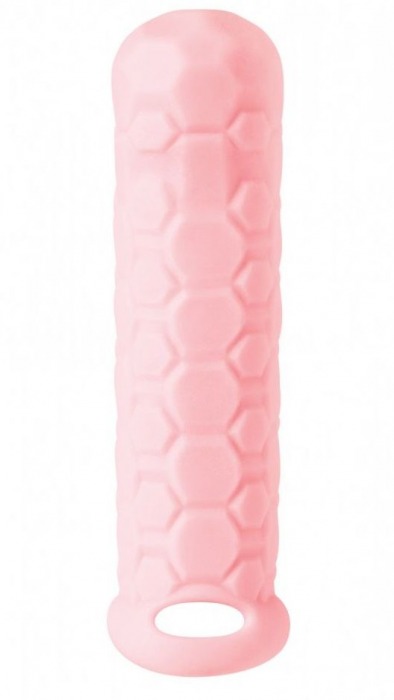 Розовый фаллоудлинитель Homme Long - 15,5 см. - Lola Games - в Абакане купить с доставкой