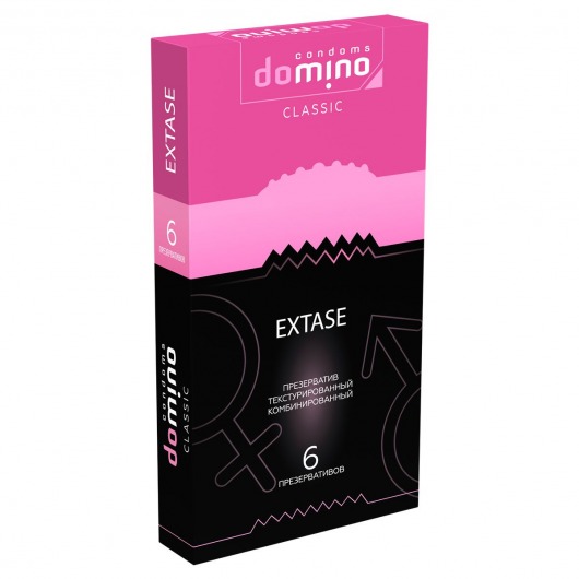 Презервативы с точками и рёбрышками DOMINO Classic Extase - 6 шт. - Domino - купить с доставкой в Абакане
