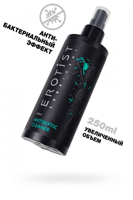 Антибактериальное средство Erotist Antiseptic Cleaner - 250 мл. - Erotist Lubricants - купить с доставкой в Абакане