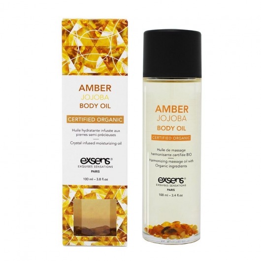 Органическое массажное масло AMBER JOJOBA - 100 мл. - Exsens - купить с доставкой в Абакане