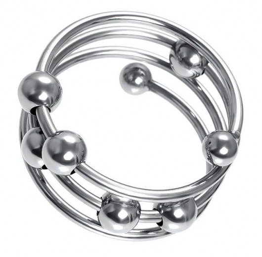 Большое металлическое кольцо под головку пениса - ToyFa - купить с доставкой в Абакане